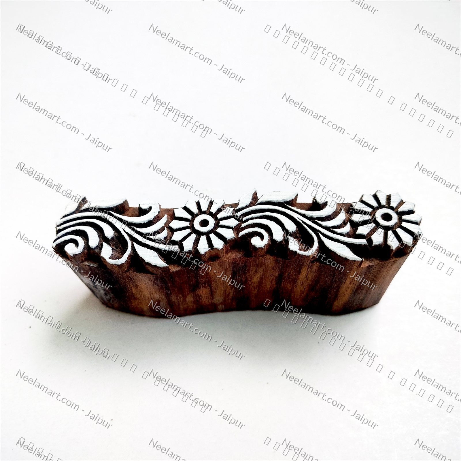 Seamless Decorative Border Print Block