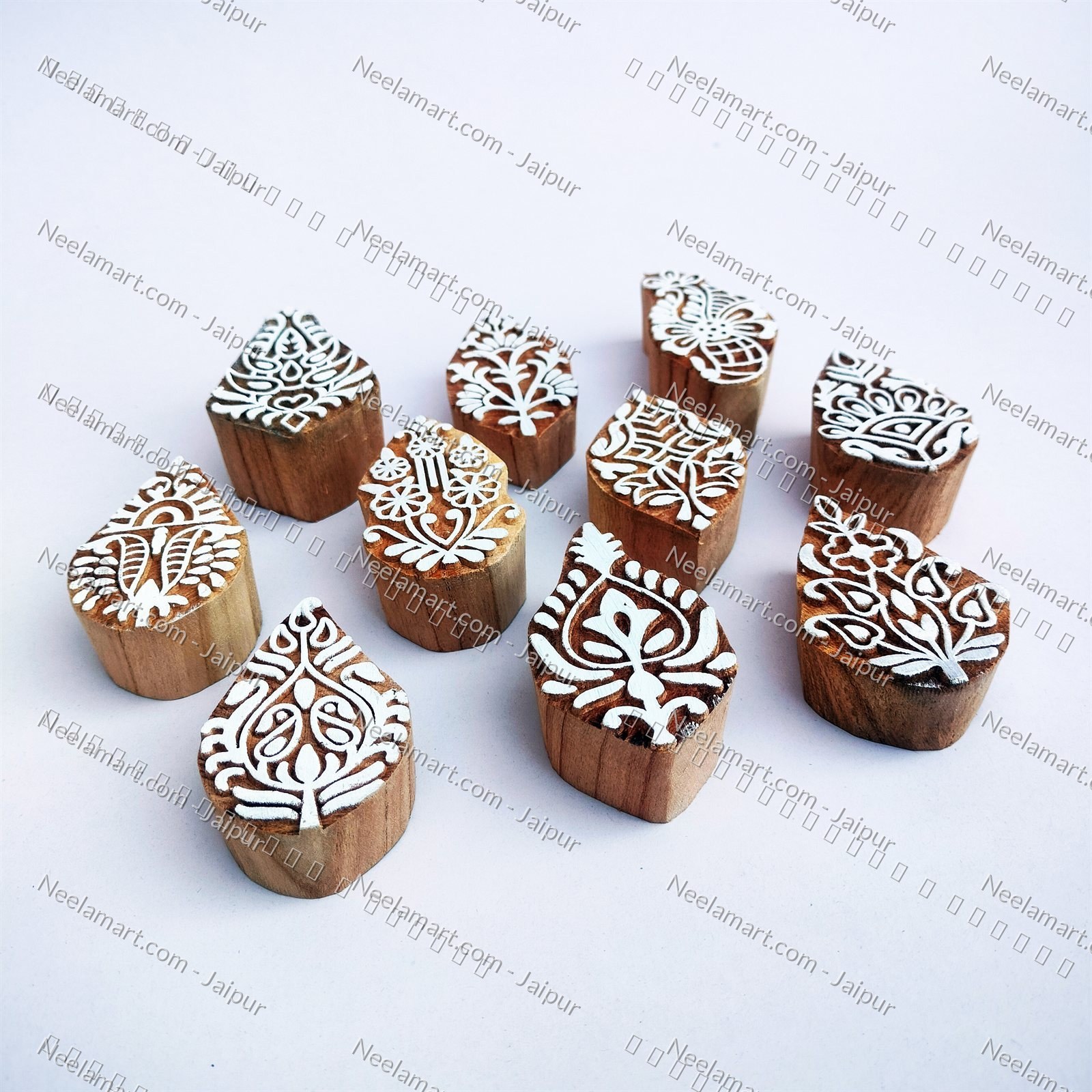 Assorted Traditional Buti Print Set printed impression