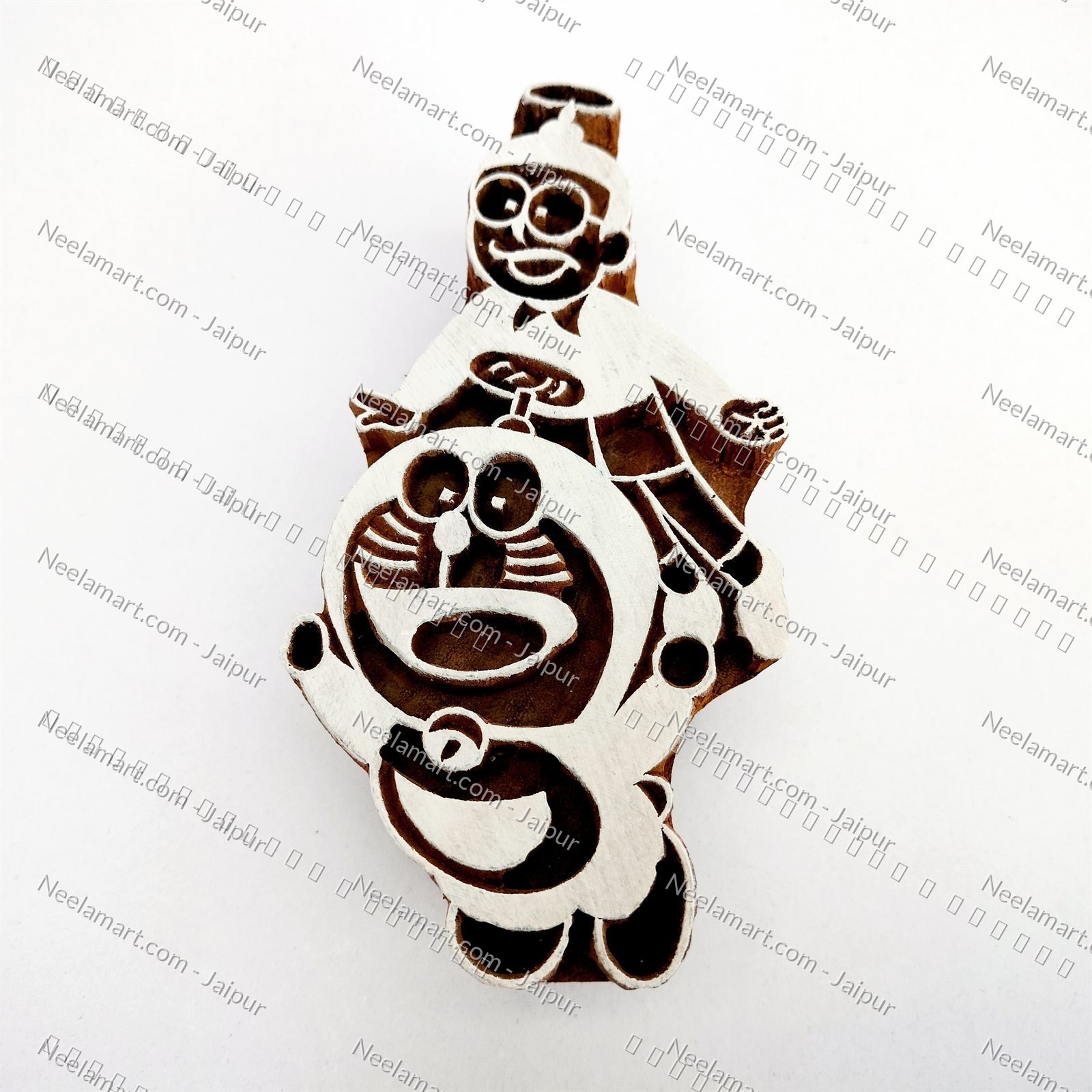 Playful Doraemon Figure Craft Stamp