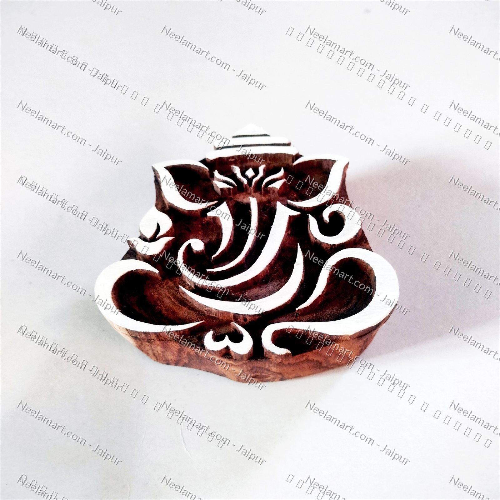 Spiritual Lord Ganesha Wooden Stamp