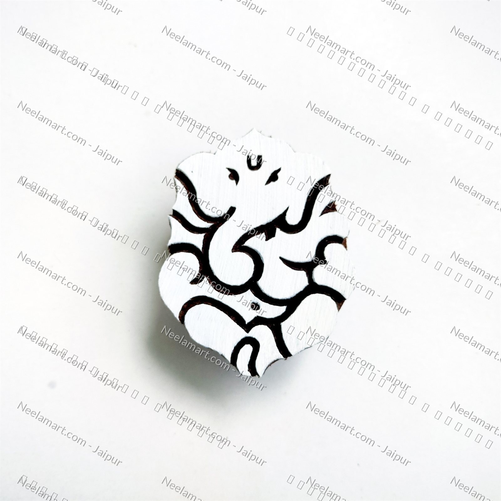 Spiritual Lord Ganesha Wooden Stamp