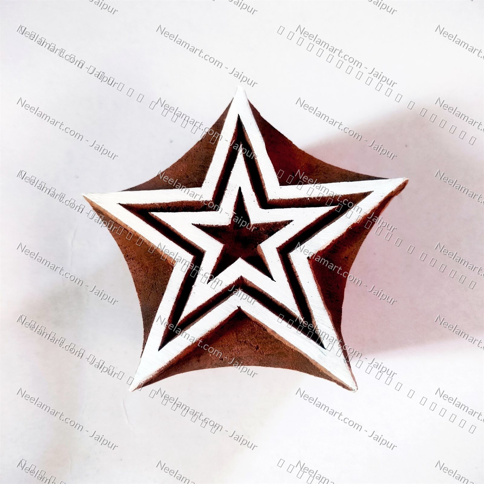 Playful Star Shape Craft Stamp